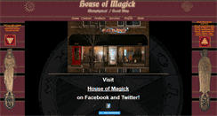 Desktop Screenshot of houseofmagick.com